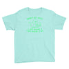 when i get upset i just imagine a t rex making a bed Youth Tee