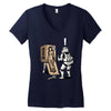 metal wars solid Women's V-Neck T-Shirt