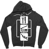v2 eat sleep scuba dive Zipper Hoodie