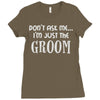 wedding day stag night marriage Ladies Fitted T-Shirt