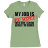 top secret Ladies Fitted T-Shirt