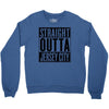 straight outta jersey city Crewneck Sweatshirt