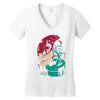 alien plant Women's V-Neck T-Shirt