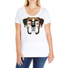mexican boxer Ladies Curvy T-Shirt