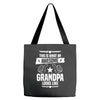 Awesome Grandpa Looks Like Tote Bags