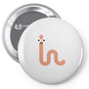 cacing bae senyum Pin-back button