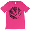 cannabis fingerprinting (black) T-Shirt