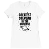 Greatest Stepdad In The Universe Ladies Fitted T-Shirt