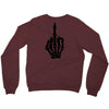 Flipping Someone Off Crewneck Sweatshirt