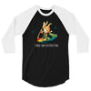 chaos and destruction 3/4 Sleeve Shirt