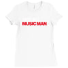 ernie ball musicman new Ladies Fitted T-Shirt