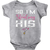 I Stole His Heart Baby Bodysuit