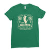 happy halloween! Ladies Fitted T-Shirt