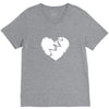 broken heart xxx V-Neck Tee