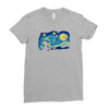 super starry night Ladies Fitted T-Shirt