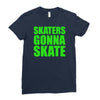 skaters gonna skate Ladies Fitted T-Shirt