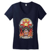 church of the sun Women's V-Neck T-Shirt