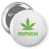 Vegetarian Pin-back button