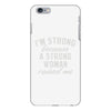 strong woman iPhone 6/6s Plus Case
