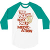 ocean is the only medication 3/4 Sleeve Shirt