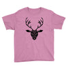 poly deer black Youth Tee