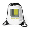 blow me 3 Drawstring Bags