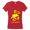 rocky 4 ivan drago homage Women's V-Neck T-Shirt
