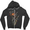 skate or burn! Zipper Hoodie