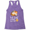 but first pumpkin space latte Racerback Tank