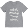 wibbly w0bbly V-Neck Tee