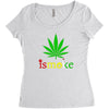 is smoke Women's Triblend Scoop T-shirt