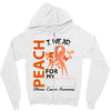 wear peach for  my [you can write any name] Zipper Hoodie