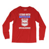 i stand with officer Long Sleeve Shirts