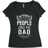 My Favorite People Call Me Dad Women's Triblend Scoop T-shirt