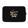 queens are born in july Laptop sleeve