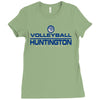 volleyball huntington high school Ladies Fitted T-Shirt
