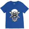 butter skull black V-Neck Tee