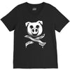pig bacon cross bones pirate V-Neck Tee