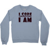 i code therefore i am Crewneck Sweatshirt