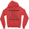 And God Said... Cool Tshirts Zipper Hoodie