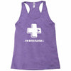 i'm with player two Racerback Tank