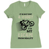 It is Not Just A Hobby It is My Escape From Reality Ladies Fitted T-Shirt