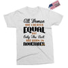 all women are created equal but only the best are born in november Exclusive T-shirt
