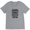 Super Cool Daddy Of A Freaking Awesome Daughter V-Neck Tee