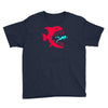 monster fish eats diver Youth Tee