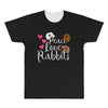 peace love rabbits All Over Men's T-shirt