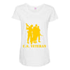 us veteran Maternity Scoop Neck T-shirt