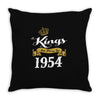 kings are born in 1954 Throw Pillow