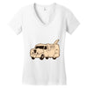 the shaggin' wagon Women's V-Neck T-Shirt