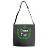 cider i up west country cider drinking Adjustable Strap Totes